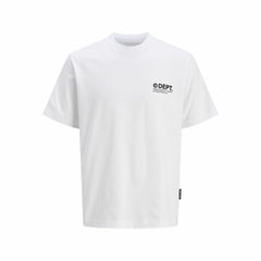 Men’s Short Sleeve T-Shirt Jack & Jones Jcodynamic Dust Ss Crew White