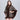 Women's Plus Cashmere Fur Collar Knitted Cardigan Shawl Cape Coat  