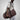 Brown Geometric Pattern Duffel Bag —Travel Gym Weekend Bag  
