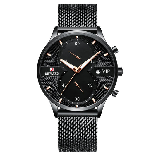 Men's Watch Waterproof Quartz Watch Calendar Watch Maker Utrano