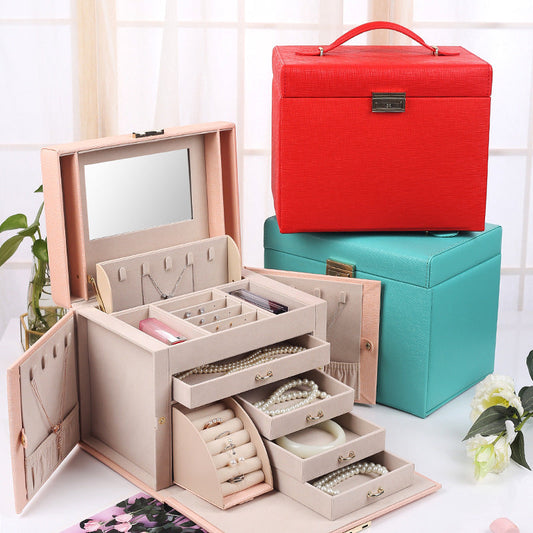 Multifunctional jewelry storage box  
