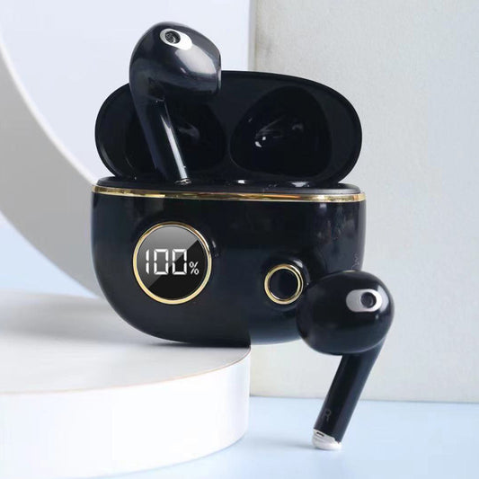 Binaural Sports Mini Cute Semi-in-ear Digital Display Headphones Utrano