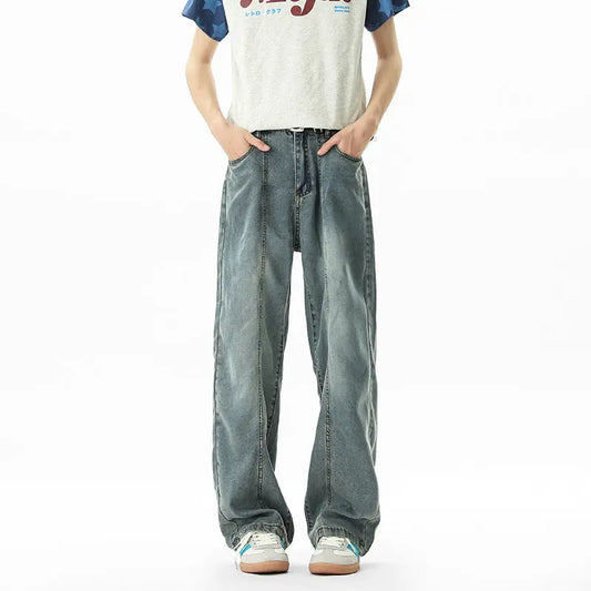 Black Ice Silk Denim Pants  