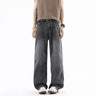 Black Ice Silk Denim Pants  