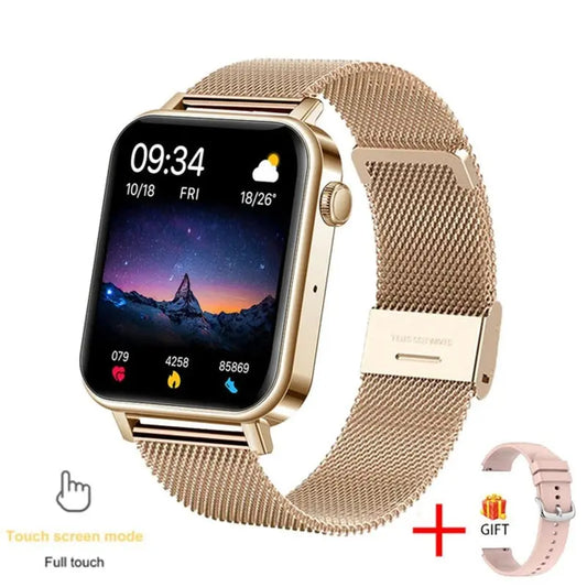 Bluetooth Call Music Heart Rate Blood Pressure Oxygen Monitoring Watch 