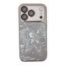 Butterfly Pattern Electroplated PC + Glass Phone Case, For iPhone 17 Pro Max, For iPhone 17 Pro, For iPhone 17, For iPhone 16 Pro Max  
