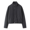 Casual versatile style stand up collar flight jacket top coat  