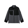 Color-Block Sun Protection Jacket  Casual Loose Stand-Up Collar Sporty Outerwear  