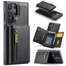 DG.MING M5 Series Zip RFID Multi Card Detachable Leather Phone Case, For Samsung Galaxy S22 Ultra, For Samsung Galaxy S22+, For Samsung Galaxy S22, For Samsung Galaxy S21 Ultra  