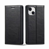 LC.IMEEKE RFID Anti-theft Leather Phone Case, For iPhone 13, For iPhone 13 Mini, For iPhone 14, For iPhone 14 Plus  