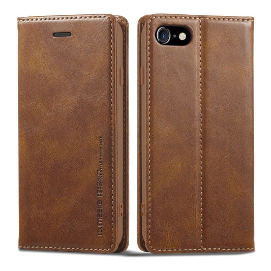 LC.IMEEKE RFID Anti-theft Leather Phone Case, For iPhone SE 2022 / SE 2020 / 8 / 7, For iPhone XS Max, For iPhone XS / X, For iPhone XR, For iPhone 8 Plus / 7 Plus, For Samsung Galaxy S21 5G  