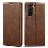 LC.IMEEKE RFID Anti-theft Leather Phone Case, For Samsung Galaxy S21+ 5G  