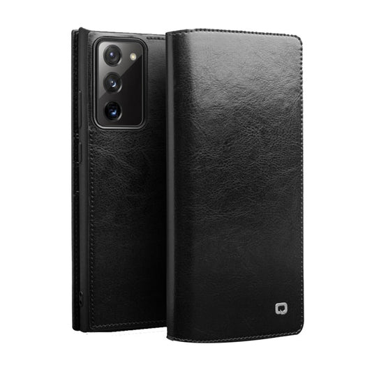 QIALINO Genuine Leather Phone Case, For Samsung Galaxy Note20, For Samsung Galaxy Note20 Ultra, For Samsung Galaxy S21 5G, For Samsung Galaxy S21+ 5G, For Samsung Galaxy S21 Ultra 5G, For Samsung Galaxy S22 Ultra 5G, For Samsung Galaxy S22+ 5G         ...  