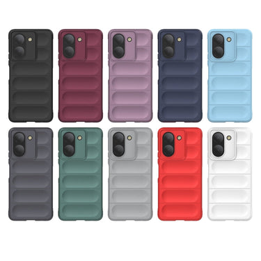 Magic Shield TPU + Flannel Phone Case, For vivo S17e, For vivo iQOO Neo8  