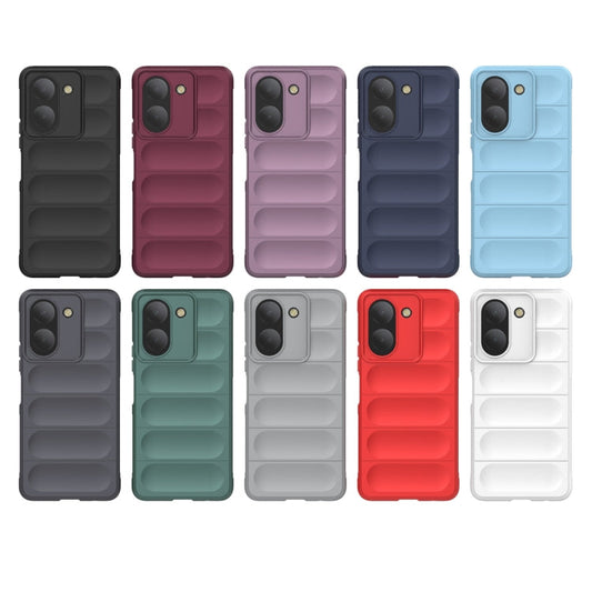 Magic Shield TPU + Flannel Phone Case, For vivo S17 Pro, For vivo S17  