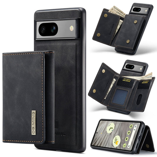 DG.MING M1 Series 3-Fold Multi Card Wallet + Magnetic Phone Case, For Google Pixel 7a  