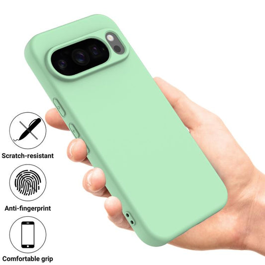 Solid Color Liquid Silicone Dropproof Full Coverage Phone Case, For Google Pixel 10 Pro XL, For Google Pixel 10 Pro, For Google Pixel 10, For Google Pixel 9a