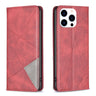 Rhombus Texture Magnetic Leather Phone Case, For iPhone 16 Pro Max, For iPhone 16 Pro, For iPhone 16 Plus, For iPhone 16  