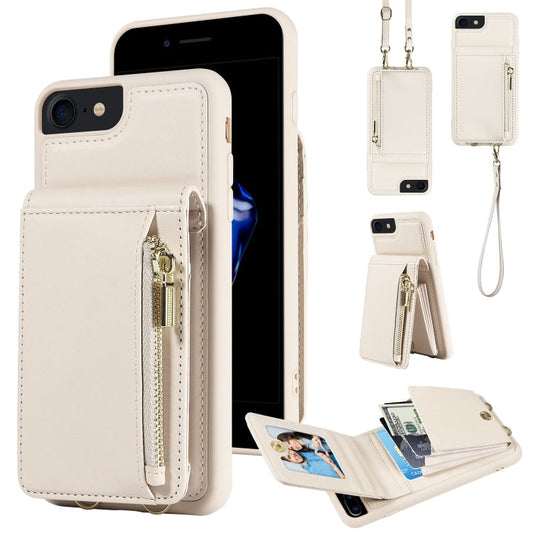 Crossbody Lanyard Zipper Wallet Leather Phone Case, For iPhone SE 2022/ 7 / 8, For iPhone 13 Pro Max, For iPhone 13 Pro, For iPhone 13  