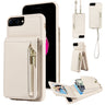 Crossbody Lanyard Zipper Wallet Leather Phone Case, For iPhone 7 Plus / 8 Plus  