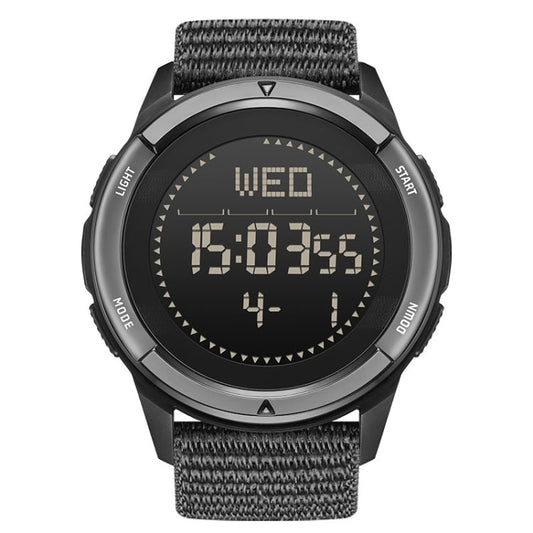 NORTH EDGE ALPS Outdoor Waterproof Men Carbon Fiber Digital Nylon Strap Smart Sports Watch  