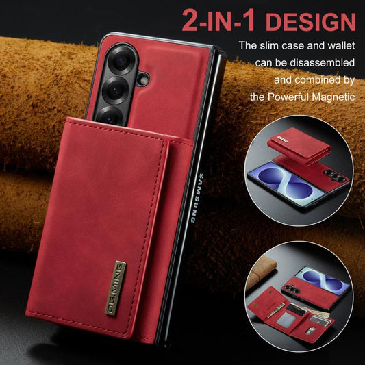 Series 3-Fold Multi Card Wallet + Magnetic Phone Case For Galaxy Z Fold7 5G, Samsung Galaxy Z Fold5  