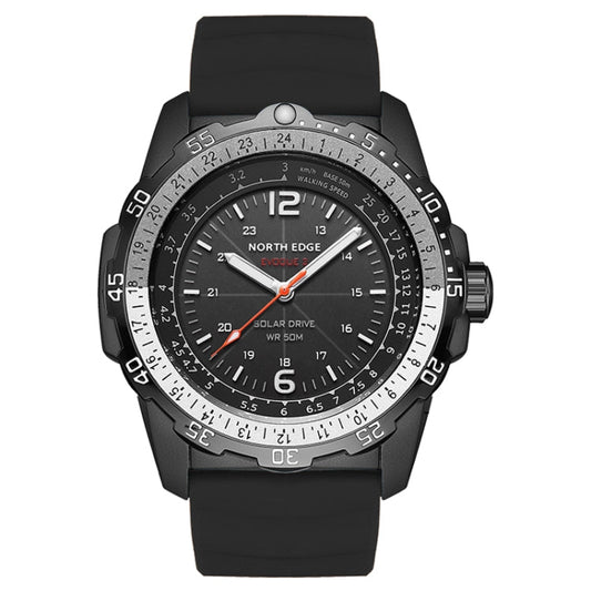 NORTH EDGE EVOQUE2 Outdoor Waterproof Solar Charging Sports Watch  