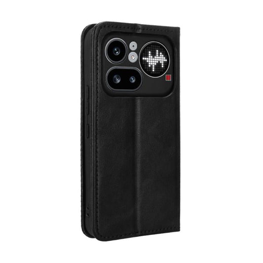 Magnetic Buckle Retro Texture Leather Phone Case, For Nothing Phone 3a Lite, For Nothing Phone 3, For Nothing CMF Phone 2 Pro, For Nothing Phone 3a, For Nothing Phone 3a Pro, For Nothing CMF Phone 1  