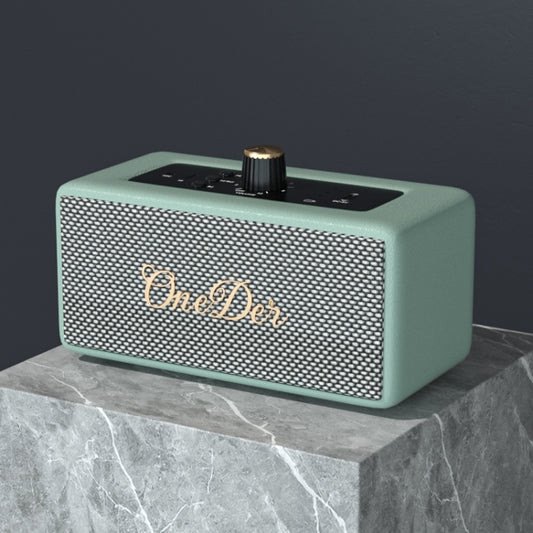 Oneder D3 Retro Leather Casing 30W Dual Units Wireless Bluetooth Speaker, D3