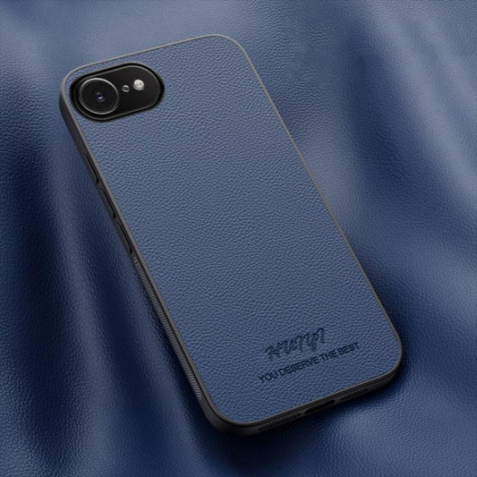 HUIYI Leather Magnetic Phone Case, For iPhone 17e / 16e, For iPhone 16 Pro Max, For iPhone 16 Pro, For iPhone 16 Plus  For iPhone 17e / 16e / Blue UTrano
