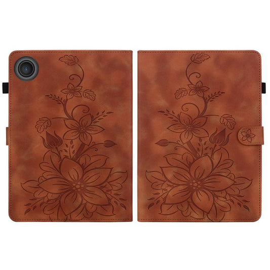 Lily Embossed Leather Tablet Case, For Lenovo ZhaoYang K10C 10.1 inch, For Lenovo Legion Y700 Gen 4, For Lenovo Legion Y700 2025  