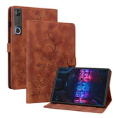 Lily Embossed Leather Tablet Case, For Lenovo Legion Y700 Gen 5, For Lenovo Idea Tab 11 / Xiaoxin Pad 2025, For Lenovo Tab K9 / Tab One  