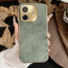 Electroplating Lambskin Leather Phone Case, For iPhone 16, For iPhone 15 Pro Max, For iPhone 15 Pro, For iPhone 15, For iPhone 14, For iPhone 14 Pro  