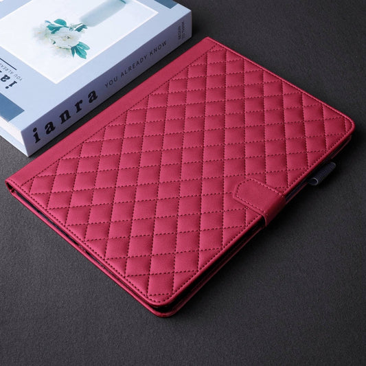 Rhombus Lattice Leather Tablet Case, For Samsung Galaxy Tab A11+ / A9+, For Samsung Galaxy Tab A11 / A9, For Samsung Galaxy Tab S11, For Samsung Galaxy Tab S10 FE+  