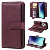 Multi-Function Wallet 10 Card Slots Leather Phone Case, For Redmi 14C 4G Global, For Redmi 13 4G Global, For Redmi K70  