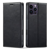 LC.IMEEKE RFID Anti-theft Leather Phone Case, For iPhone 16 Pro Max, For iPhone 16 Pro, For iPhone 16 Plus, For iPhone 16  