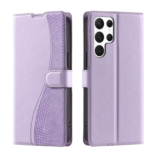 Voltage Ultra-thin Dot Leather Phone Case, For Samsung Galaxy S22 Ultra 5G, For Samsung Galaxy S22+ 5G, For Samsung Galaxy S22 5G, For Samsung Galaxy S21 FE 5G  