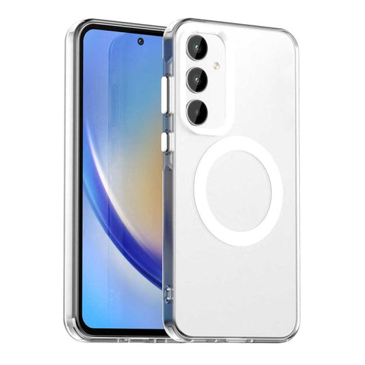 Candy Magsafe PC Hybrid TPU Phone Case, For Samsung Galaxy A55 5G, For Samsung Galaxy A35 5G, For Samsung Galaxy A15 4G  