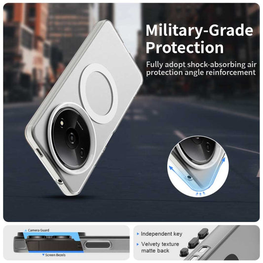 Candy Magsafe PC Hybrid TPU Phone Case, For Xiaomi Poco C61, For Xiaomi Poco M6 Pro 4G, For Xiaomi Poco X6 Neo 5G  