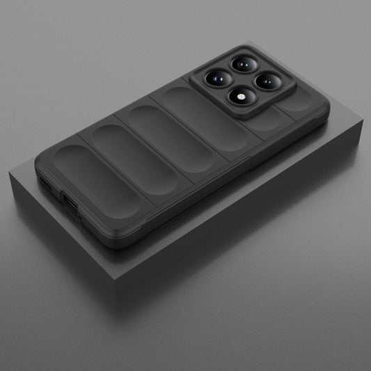 Magic Shield TPU + Flannel Phone Case, For Xiaomi 14T Pro 5G Global, For Xiaomi 14T 5G Global
