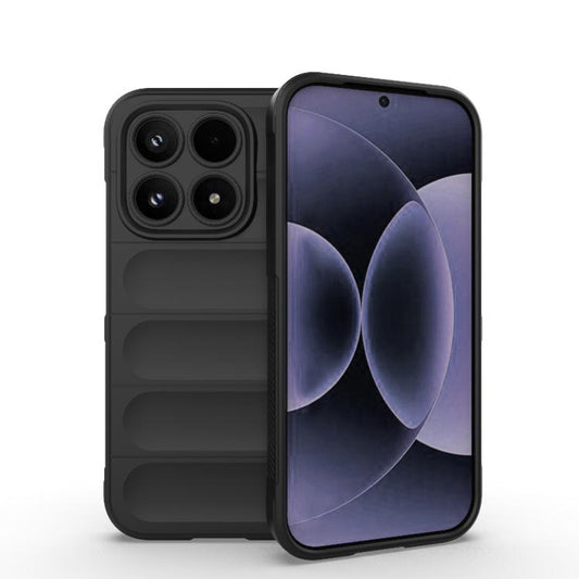 Magic Shield TPU + Flannel Phone Case, For Xiaomi 15T 5G Global, For Xiaomi Poco M7 Pro 5G  