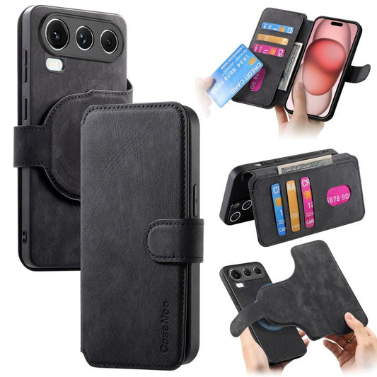 CaseNeo MagSafe RFID Anti-theft Retro Leather Phone Case, For Honor 600 Super Edition, For Honor Win Turbo 5G, For Honor Play 80 Plus 5G, For Honor 600 Lite Global  