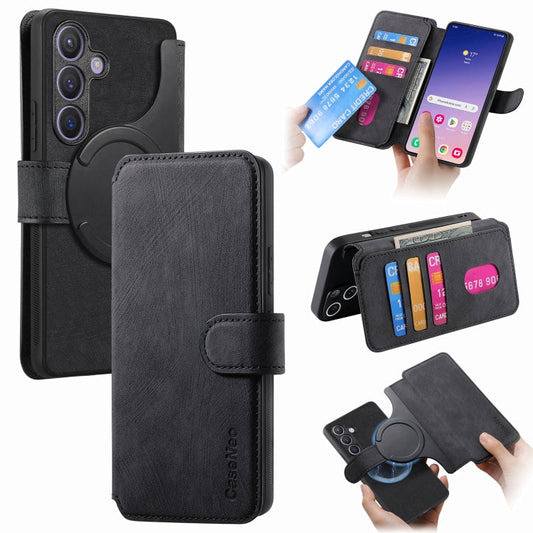 CaseNeo MagSafe RFID Anti-theft Retro Leather Phone Case, For Galaxy S24 5G, For Galaxy S23 FE 5G, For Galaxy S23 Ultra 5G, For Galaxy S23+ 5G  