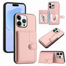 Button Card Bag RFID Anti-theft Phone Case, For iPhone 16 Pro Max, For iPhone 16 Pro, For iPhone 16 Plus, For iPhone 16  
