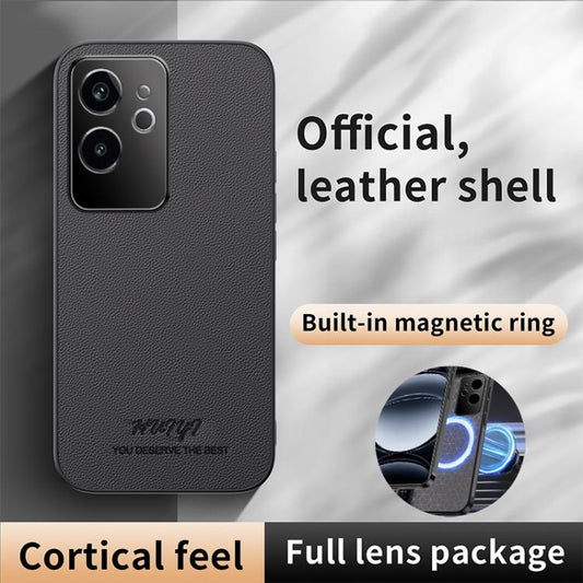 HUIYI Leather Magnetic Phone Case, For Realme GT 6, For Realme C63 / C61 4G, For Realme GT Neo6 SE, For Realme GT Neo2T  