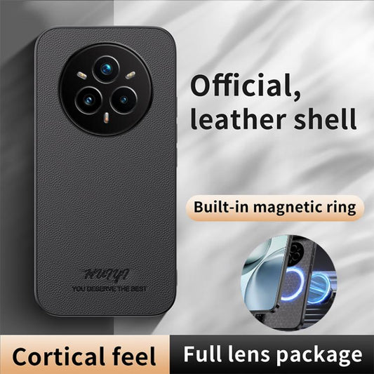 HUIYI Leather Magnetic Phone Case, For Realme 14 Pro, For Realme V60 Pro / 14x India, For Realme GT 7 Pro, For Realme 13 Pro  