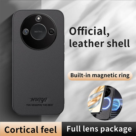 HUIYI Leather Magnetic Phone Case, For Honor X60, For Honor X60i, For Honor X6b, For Honor Play 8T Pro / X50i+  