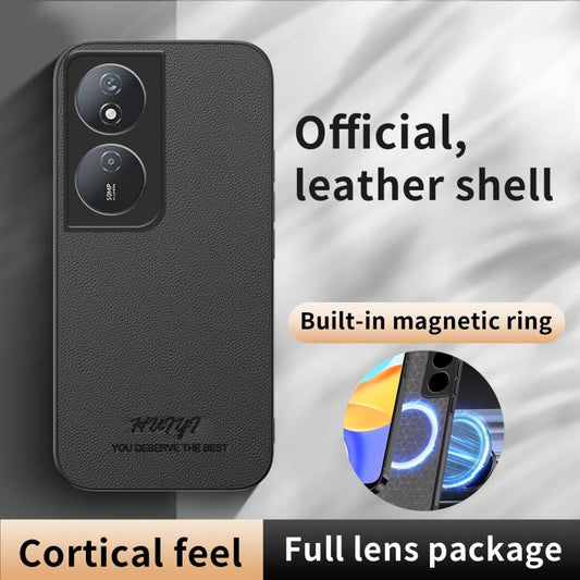 HUIYI Leather Magnetic Phone Case, For Honor X7b / Play 50 Plus, For Honor X9b, For Honor 90 Lite, For Honor Magic5 Pro  