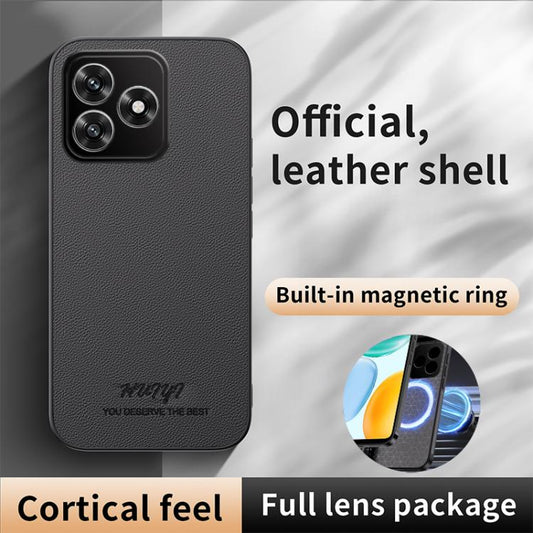 HUIYI Leather Magnetic Phone Case, For Honor X60i, For Honor X6b, For Honor Play 8T Pro / X50i+, For Honor 200  
