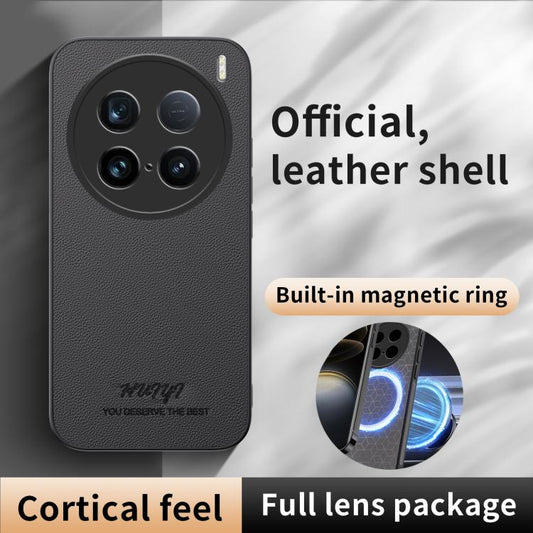 HUIYI Leather Magnetic Phone Case, For vivo X100 Ultra, For vivo Y18, For vivo Y100 4G / IDN, For vivo V30e  